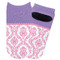 Pink, White & Purple Damask Adult Ankle Socks