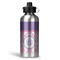 Pink, White & Purple Damask Aluminum Water Bottle