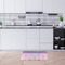 Pink, White & Purple Damask Anti-Fatigue Kitchen Mats - LIFESTYLE