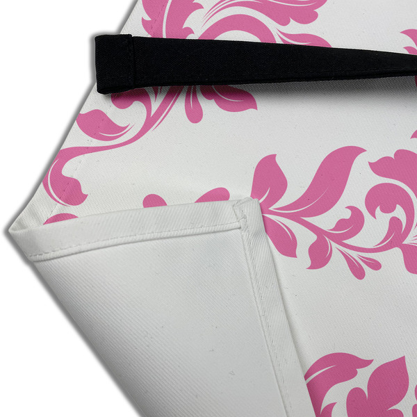 Pink, White & Purple Damask Apron - (Detail)