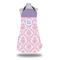 Pink, White & Purple Damask Apron w/ Monogram