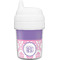 Pink, White & Purple Damask Baby Sippy Cup (Personalized)