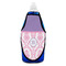 Pink, White & Purple Damask Bottle Apron - Soap - FRONT