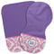 Pink, White & Purple Damask Burps - New and Old Main Overlay