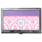 Pink, White & Purple Damask Business Card Case