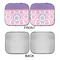 Pink, White & Purple Damask Car Sun Shades - APPROVAL
