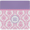 Pink, White & Purple Damask Ceramic Tile Hot Pad
