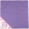 Pink, White & Purple Damask Cloth Napkins - Personalized Dinner (Full Open)