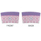 Pink, White & Purple Damask Coffee Cup Sleeve - APPROVAL