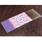 Pink, White & Purple Damask Colored Pencils - In Package