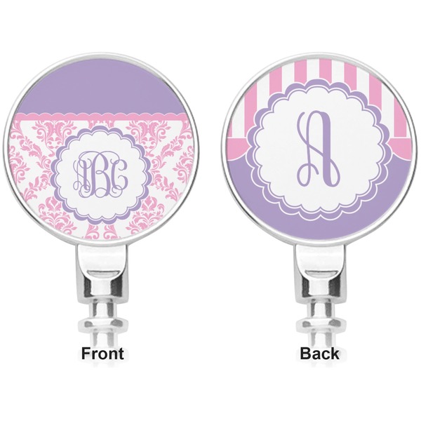 Pink, White & Purple Damask Corkscrew - Apvl