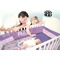 Pink, White & Purple Damask Crib - Baby and Parents
