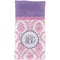 Pink, White & Purple Damask Crib Comforter/Quilt - Apvl