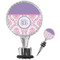 Pink, White & Purple Damask Wine Bottle Stopper (Personalized)