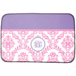 Pink, White & Purple Damask Dish Drying Mat (Personalized)