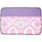 Pink, White & Purple Damask Dish Drying Mat (Personalized)