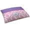Pink, White & Purple Damask Dog Beds - SMALL