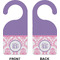 Pink, White & Purple Damask Door Hanger (Approval)