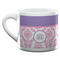 Pink, White & Purple Damask Espresso Cup - 6oz (Double Shot) (MAIN)