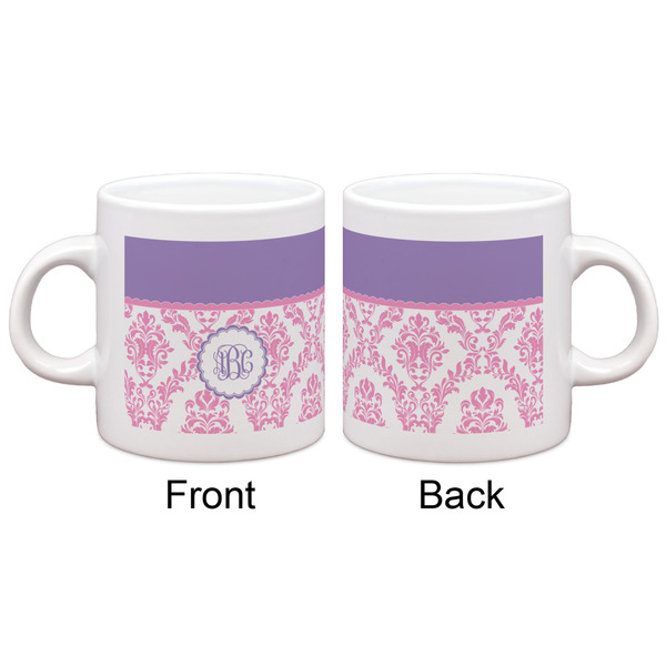 Pink, White & Purple Damask Espresso Cup - Apvl