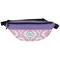Pink, White & Purple Damask Fanny Pack - Front