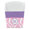 Pink, White & Purple Damask French Fry Favor Boxes (Personalized)