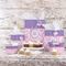 Pink, White & Purple Damask Gift Bags - In Context