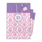Pink, White & Purple Damask Gift Bags - Parent/Main