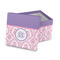 Pink, White & Purple Damask Gift Boxes with Lid - Parent/Main
