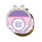 Pink, White & Purple Damask Golf Ball Marker Hat Clip - PARENT/MAIN