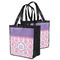 Pink, White & Purple Damask Grocery Bag - MAIN