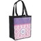Pink, White & Purple Damask Grocery Bag (Personalized)