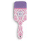 Pink, White & Purple Damask Hair Brushes (Personalized)