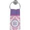 Pink, White & Purple Damask Hand Towel - Full Print (Personalized)