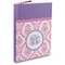 Pink, White & Purple Damask Hardbound Journal (Personalized)
