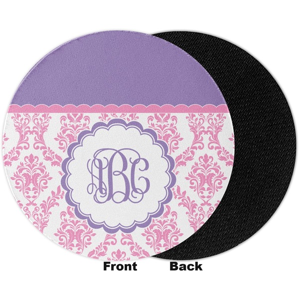 Pink, White & Purple Damask Jar Opener - Apvl