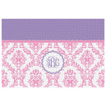 Pink, White & Purple Damask Jigsaw Puzzle - 1000-piece (Personalized)