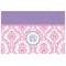 Pink, White & Purple Damask Jigsaw Puzzle - 1000-piece (Personalized)