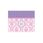 Pink, White & Purple Damask 110 pc Jigsaw Puzzle (Personalized)