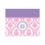 Pink, White & Purple Damask 500 pc Jigsaw Puzzle (Personalized)