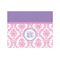 Pink, White & Purple Damask 500 pc Jigsaw Puzzle (Personalized)