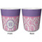 Pink, White & Purple Damask Kids Cup - APPROVAL