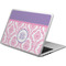 Pink, White & Purple Damask Laptop Skin