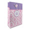 Pink, White & Purple Damask Large Gift Bag - Front/Main