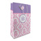 Pink, White & Purple Damask Large Gift Bag (Personalized)