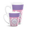 Pink, White & Purple Damask Latte Mugs Main