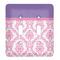 Pink, White & Purple Damask Light Switch Cover (2 Toggle Plate)