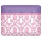 Pink, White & Purple Damask Light Switch Cover (3 Toggle Plate)