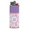 Pink, White & Purple Damask Lighter Case - Front