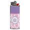 Pink, White & Purple Damask Case for BIC Lighters (Personalized)